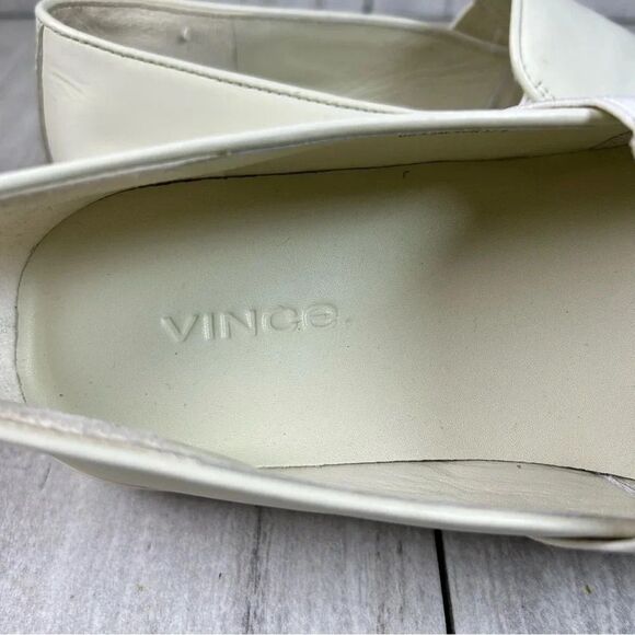 Vince Blair Cream Leather Slip On Sneaker Casual Shoe Women’s Size 5.5 EUR 35.5 - Picture 10 of 10